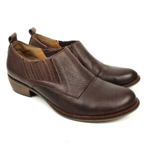 Latigo Imagine Brown Leather Shoes Booties Size 7.5